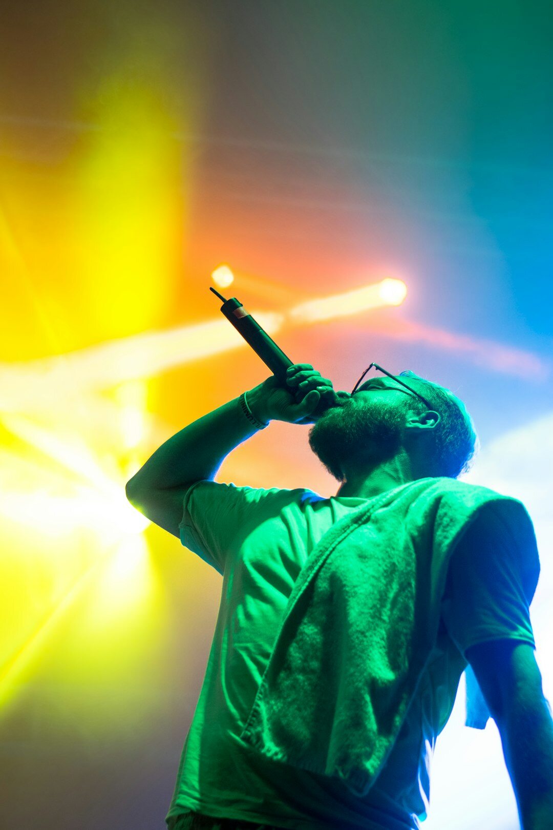 music performer on stage